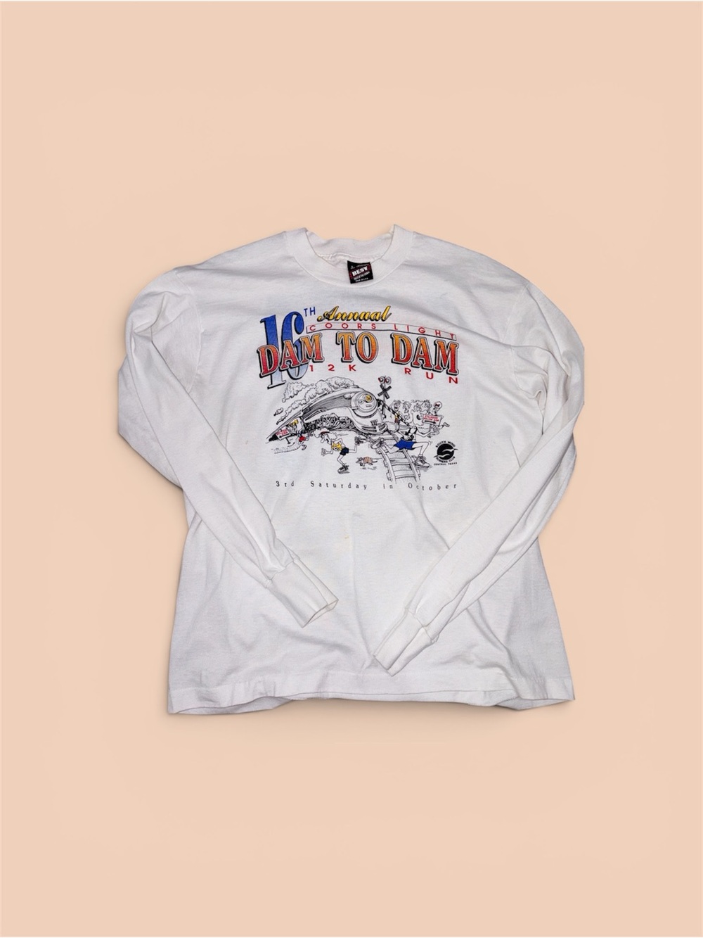 Othr White Long Sleeve 'Dam to Dam' Graphic Tee